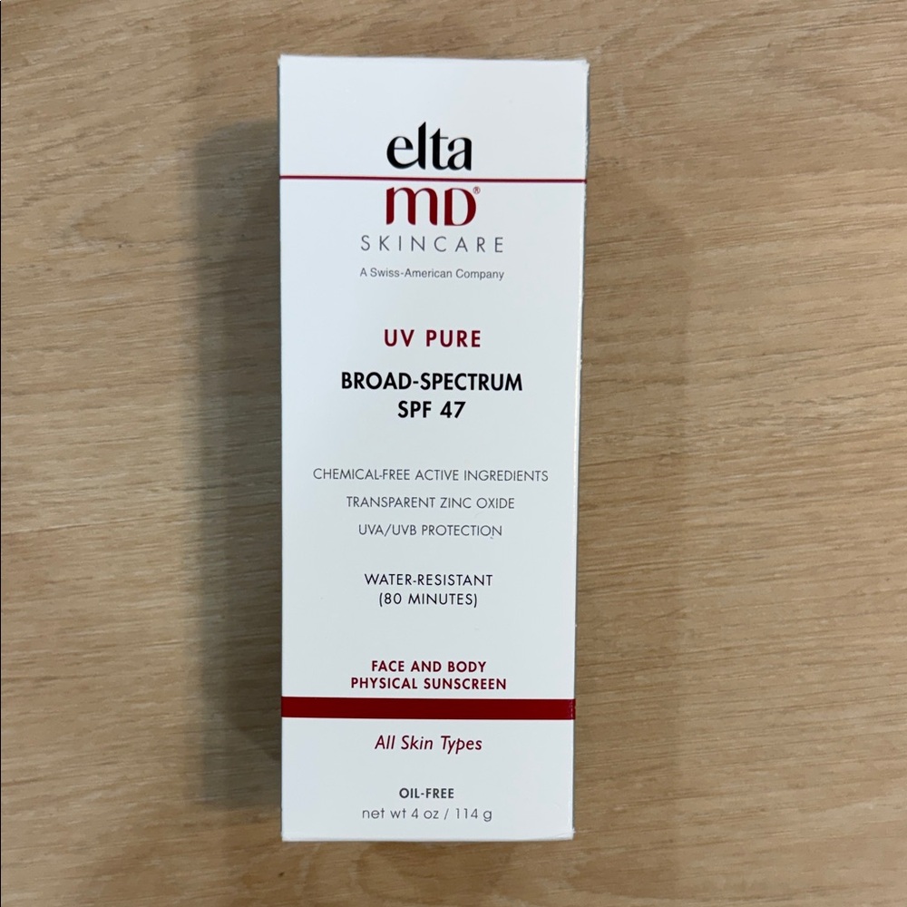 EltaMD UV Pure SPF 47 Sunscreen - White and Red